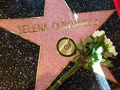 Paseo de la fama en Hollywood Selena