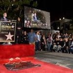 Ceremonia de entrega de la estrella de Selena Quintanilla en el Paseo de la Fama, uno de los principales lugares de interés en su honor.