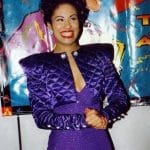 Una foto de Selena Quinanilla en los Tejano Music Awards en 1995